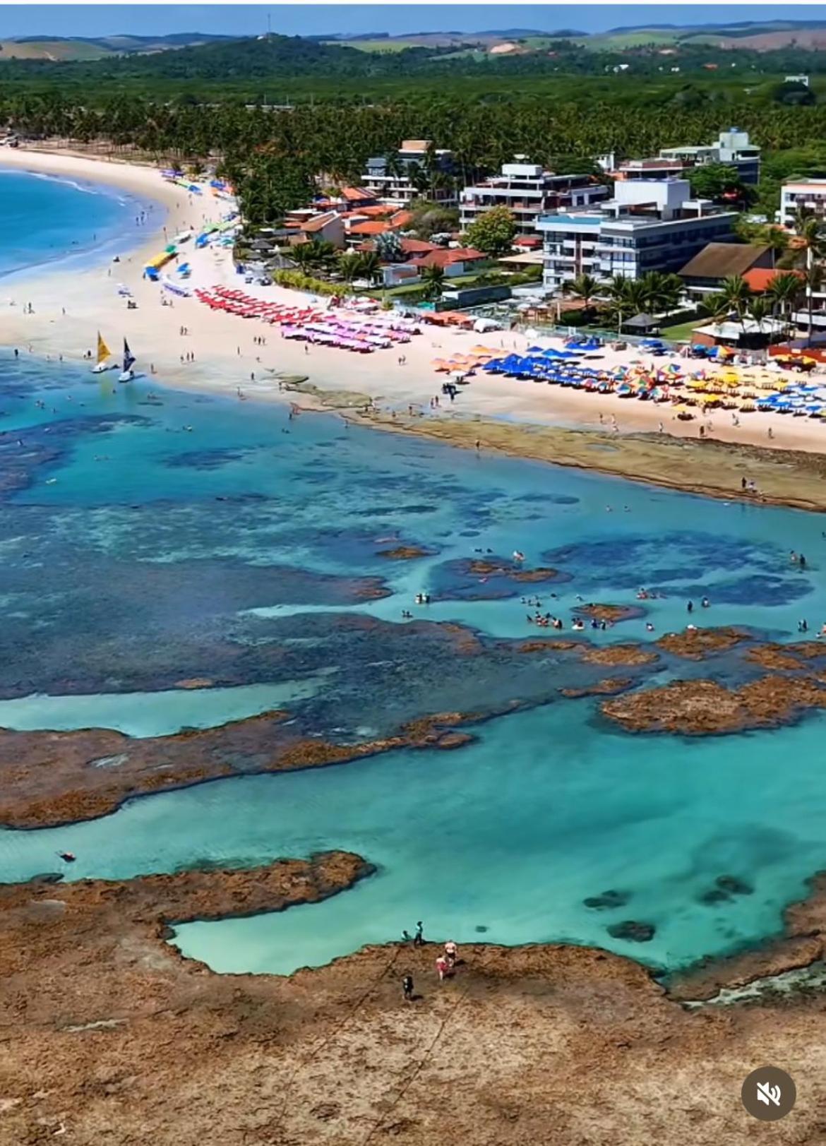 Resort Beira Mar Em Porto De Galinhas - Cupe Beach Living Pôrto das Galinhas المظهر الخارجي الصورة